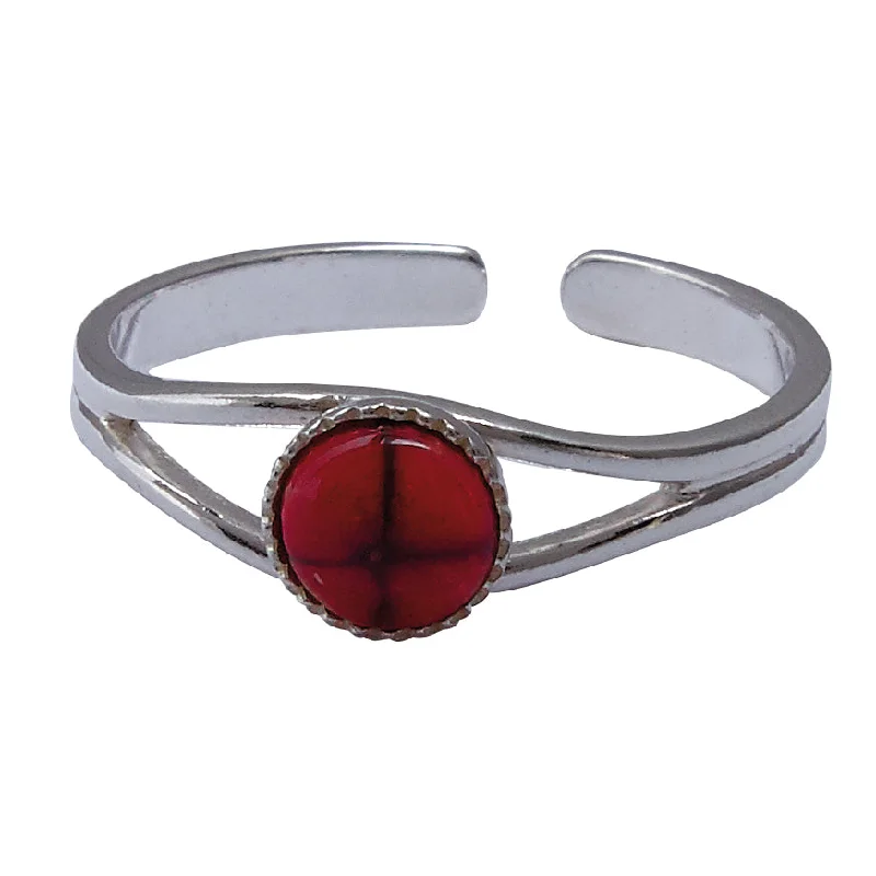 modern rings for women-Heather Silver Ring - SR1