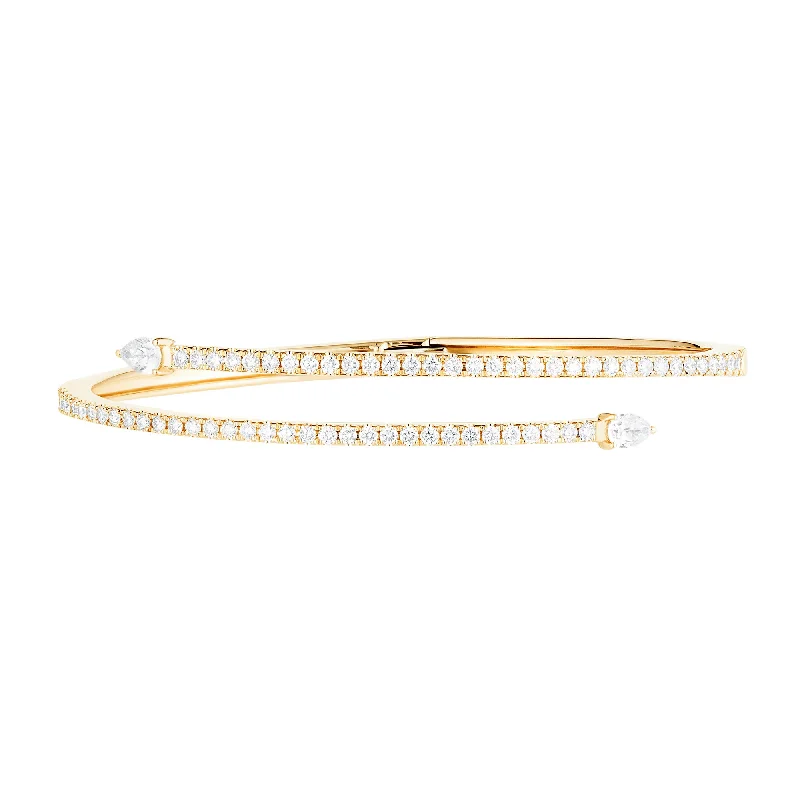 gold-plated bangles for women-Neptune Bangle