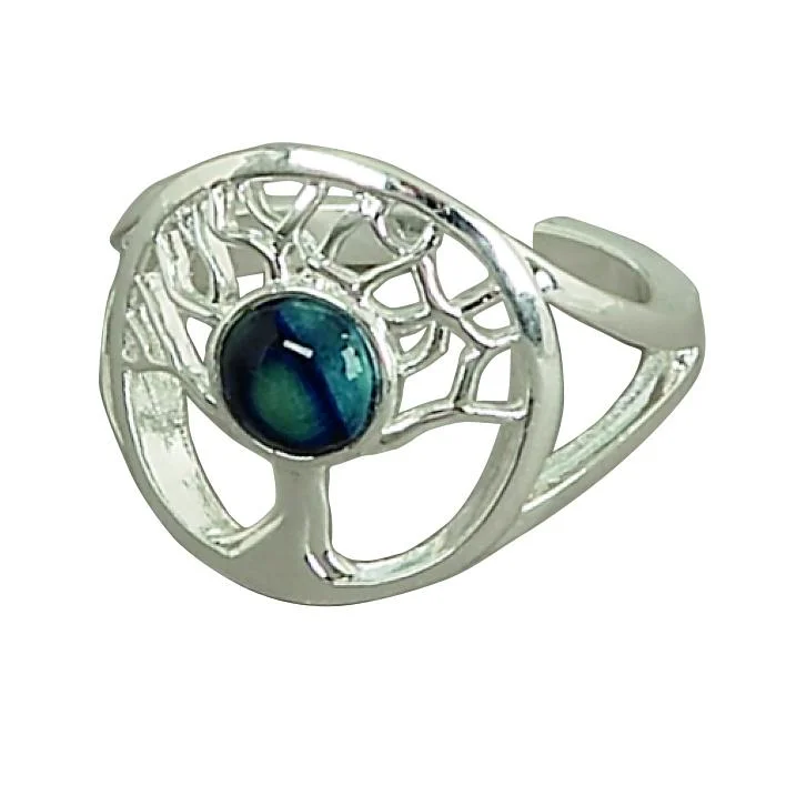 luxury diamond rings for women-Heather Tree of Life Ring - HR10