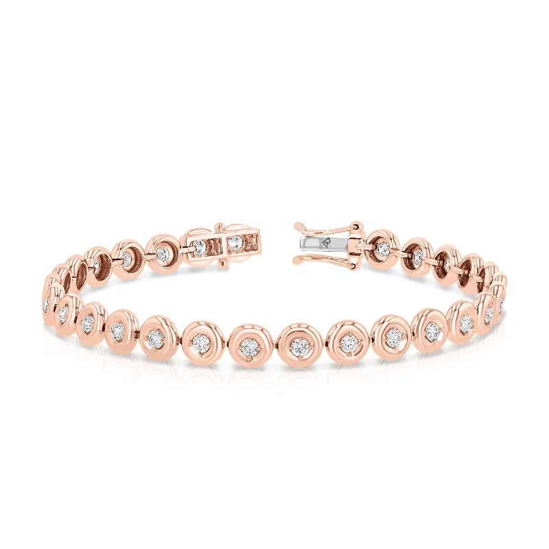 bohemian bracelets for women-Orb Tennis Bracelet