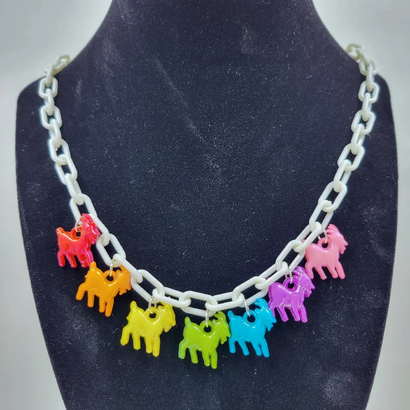 bold necklaces for women-GOAT Rainbow Necklace