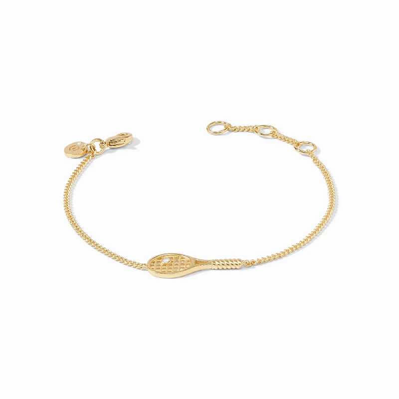 high-end bangles for women-Tennis Racquet Delicate Bracelet