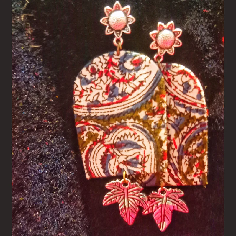 art deco earrings for women-Pakhi Creation Handmade Dangler Earrings