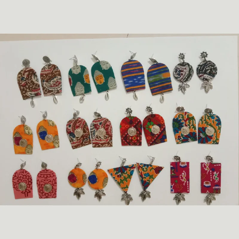 handmade earrings for women-Pakhi Creation Handmade Dangler Earrings (Assorted Design)