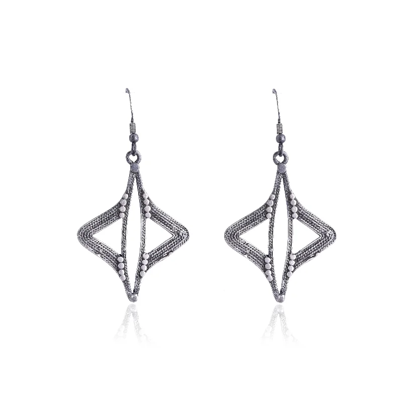 luxury earrings for women-Silver Mountain 925 Sterling Dangler Earrings