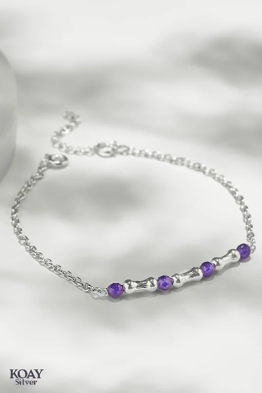 wedding bracelet sets for women-Purple B&P Bracelet