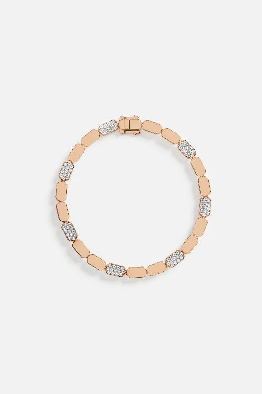 bridal bangle sets for women-Dainty Rose Gold Bracelet