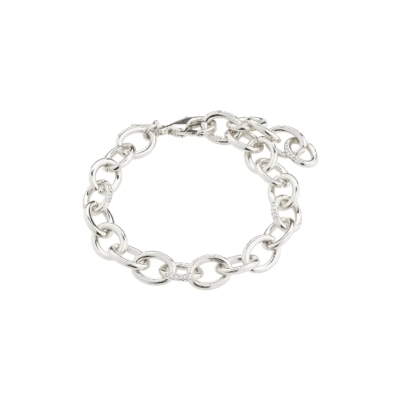 trendy bracelets for women-AMIRI bracelet silver-plated