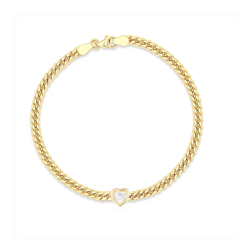 diamond bracelets for women-Cuban Amor Bracelet