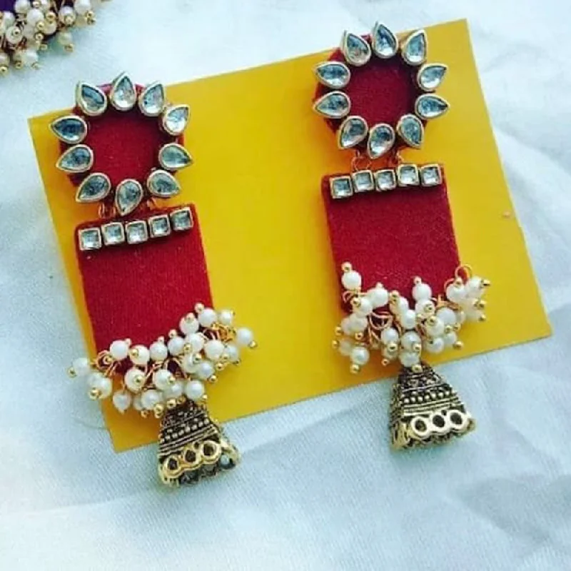 geometric earrings for women-Pakhi Creation Handmade Dangler Earrings