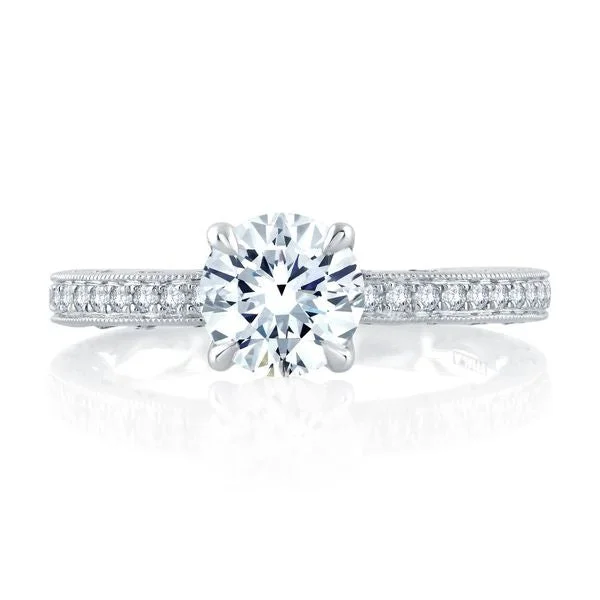 luxury platinum engagement rings for women-A.Jaffe Engagement Rings ME2262Q/129