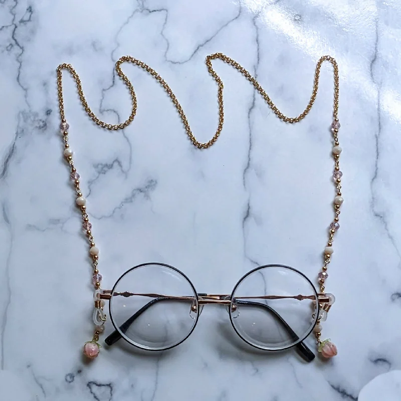 crystal drop necklaces for women-Glasses Chains