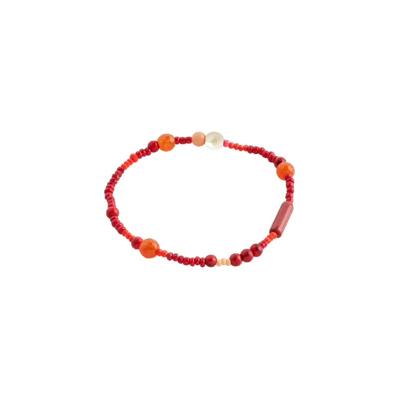 charm bangles for women-INDIANA bracelet red