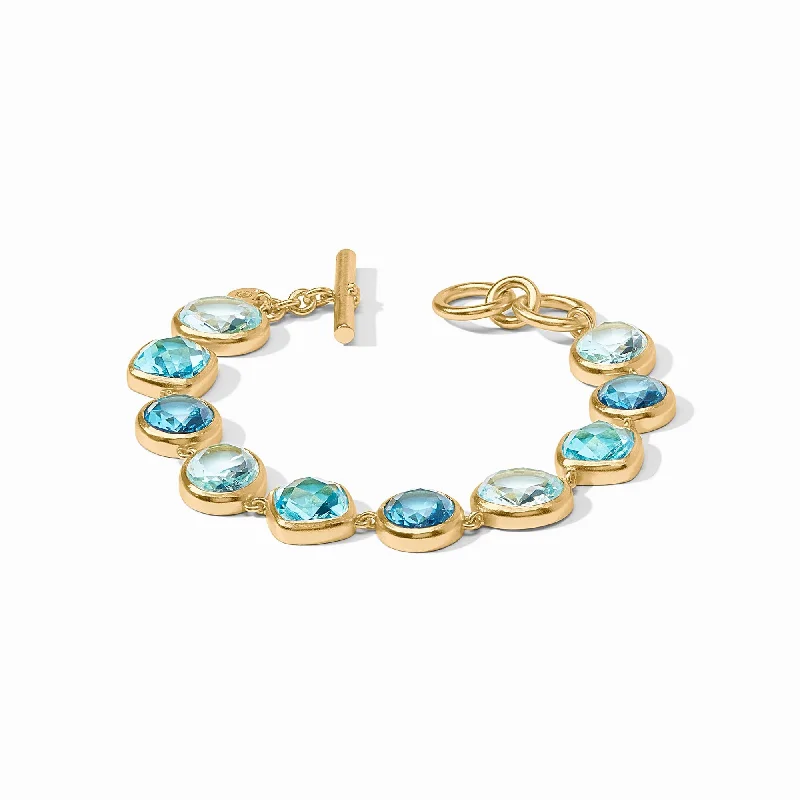 stackable gold bangles for women-Kaleidoscope Tennis Bracelet