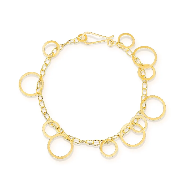 fashion-forward bangles for women-Circle Bunches Bracelet