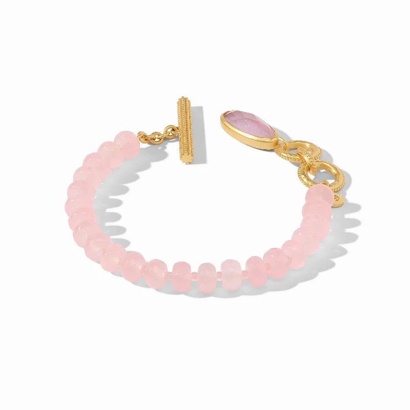 stacking bangle sets for women-The Pink Bracelet