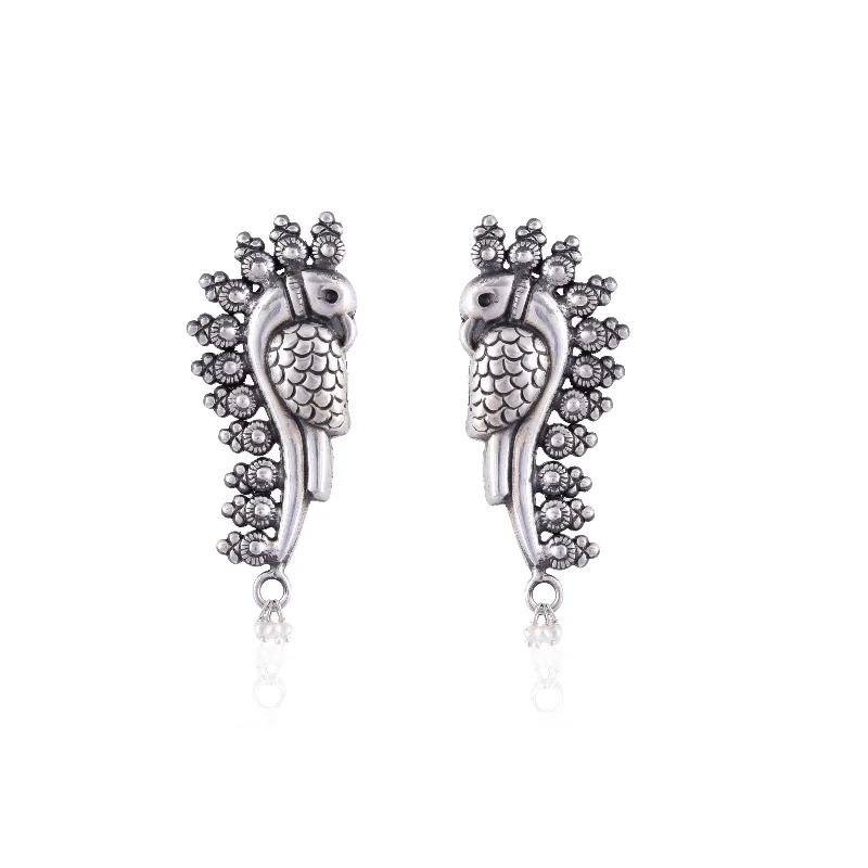 custom diamond earrings for women-Silver Mountain 925 Sterling Dangler Earrings