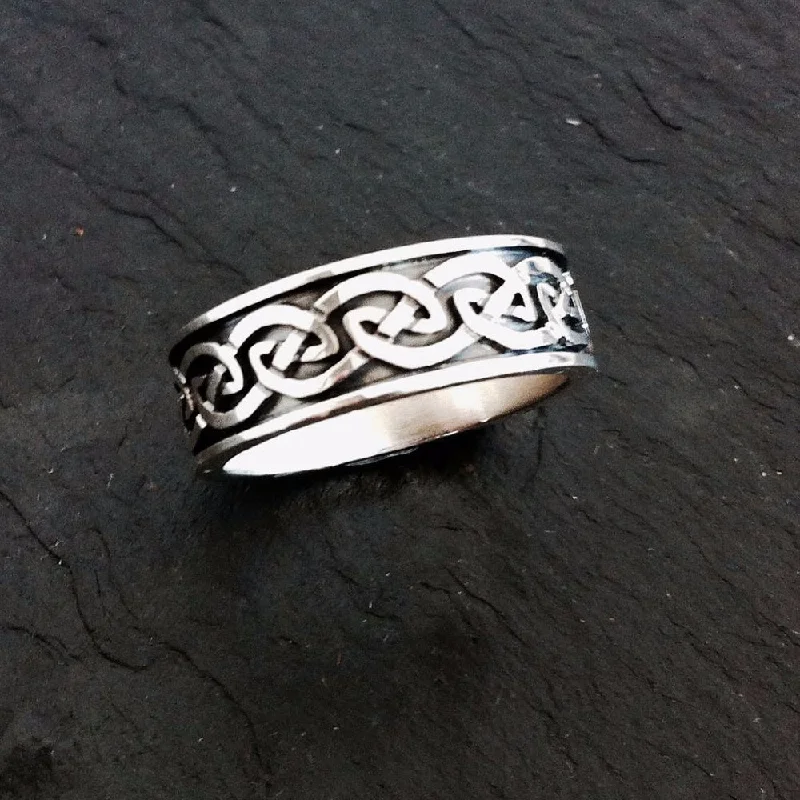 boho rings for women-Men's Celtic Ring - 24R