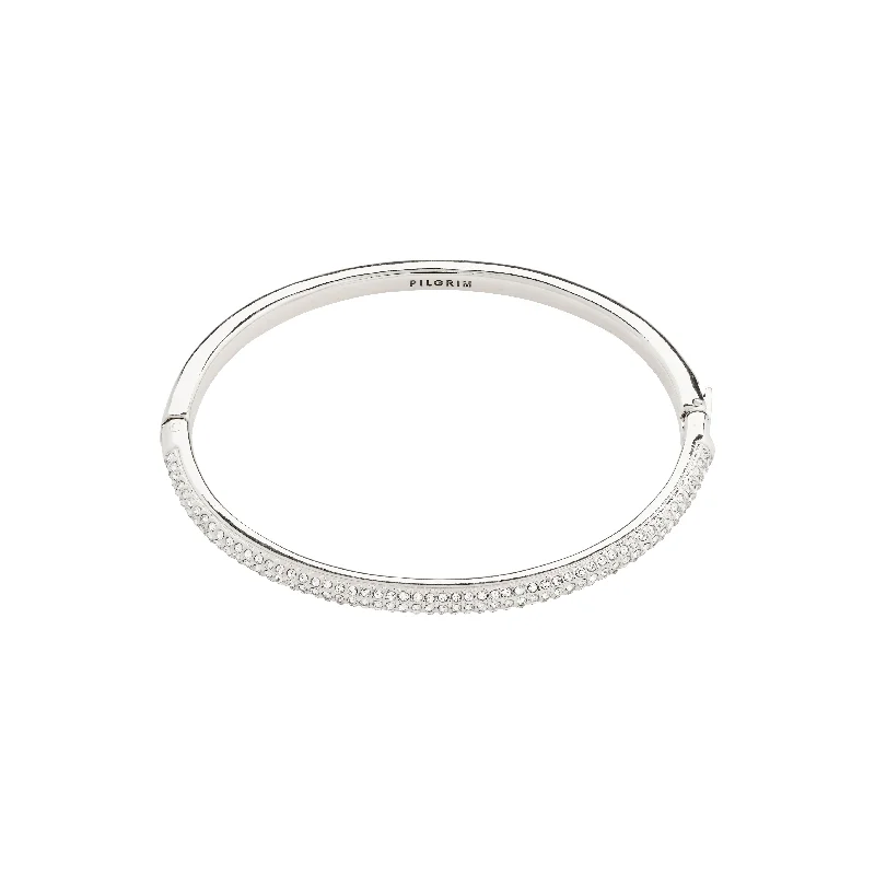 sterling silver bangles for women-FOCUS bangle silver-plated