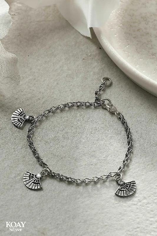 thick bangles for women-Lotus Bracelet