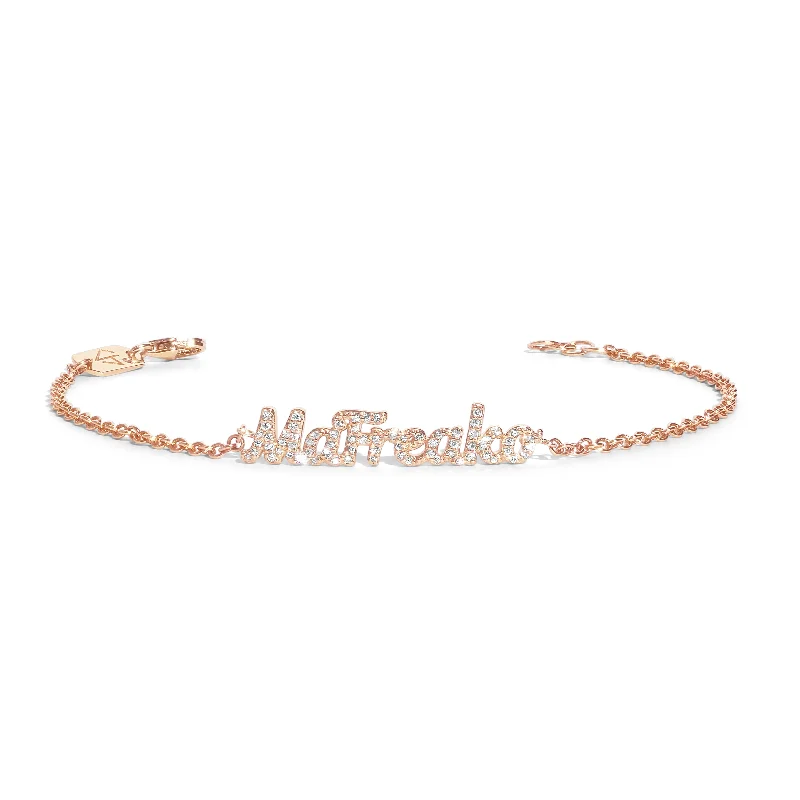 affordable bangles for women-Custom Name Bracelet