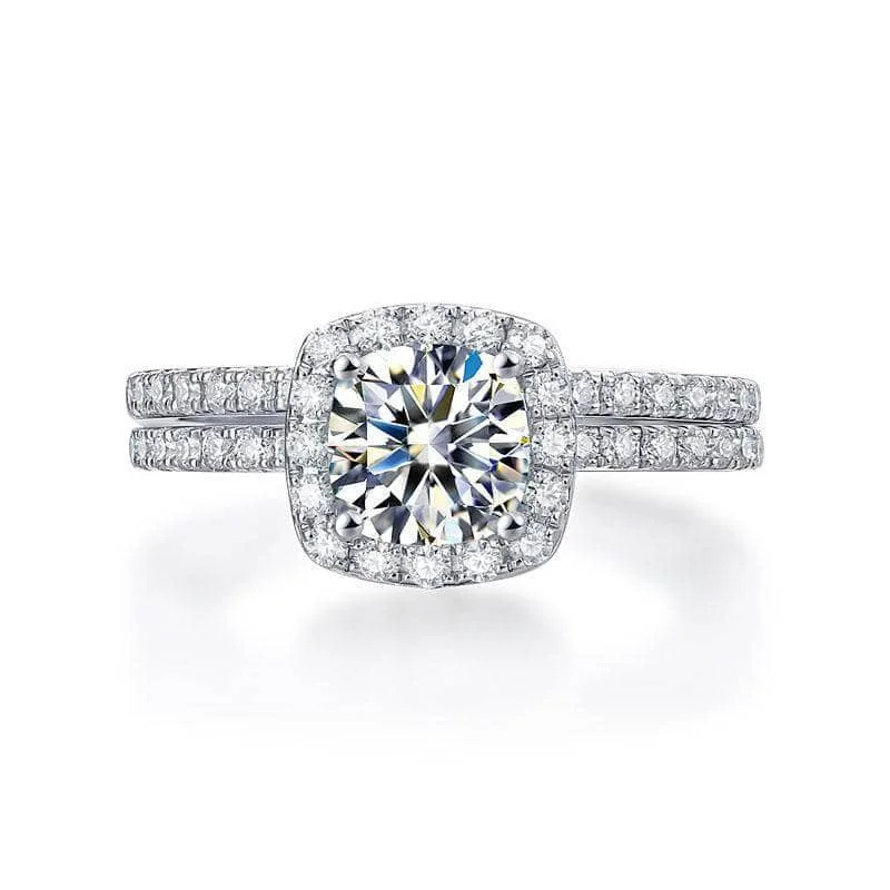 exclusive engagement rings for women-1 Carat Cushion Cut Diamond Ring