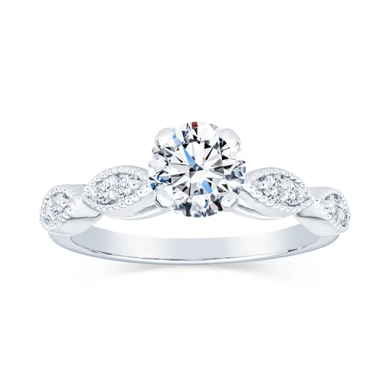 colorful engagement rings for women-Marquis Vintage Style Engagement Rings