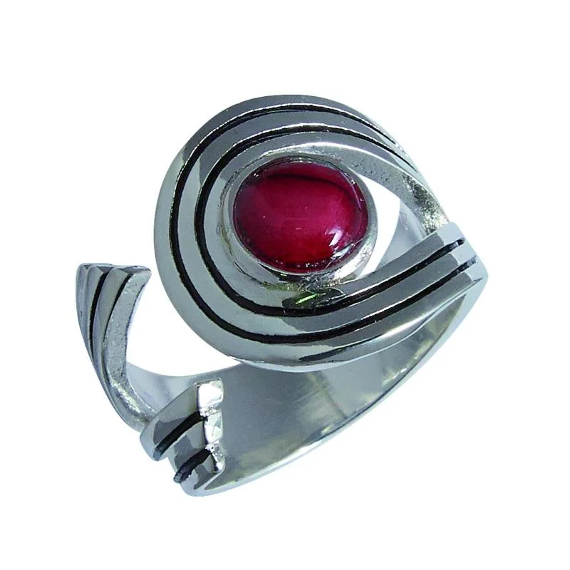 colorful gemstone rings for women-Heather Rannoch Swirl Ring - HR9