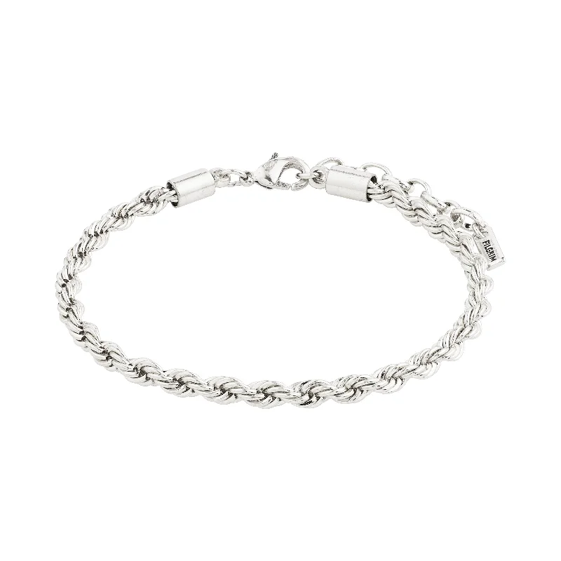 bangles with gemstones for women-PAM robe chain bracelet silver-plated