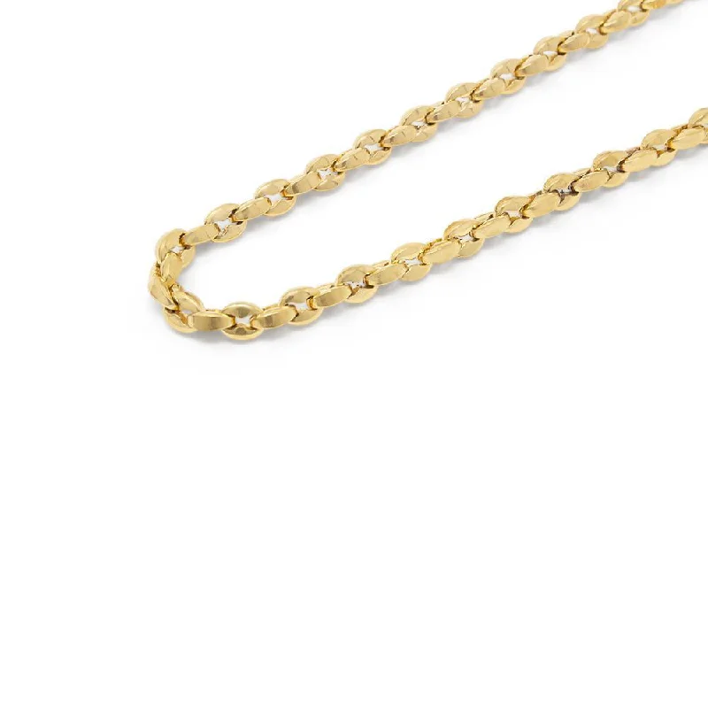 elegant necklaces for women-Stainless Steel Chain Link Necklace Gold Plated