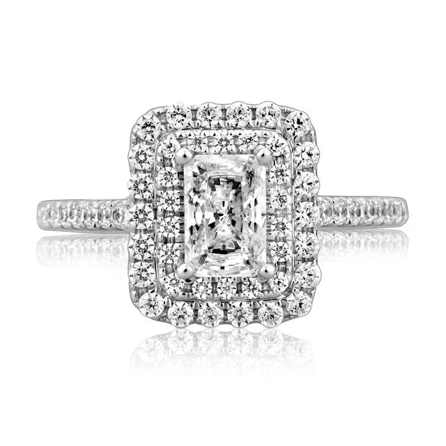 luxury sapphire engagement rings for women-A.Jaffe Engagement Rings MES510/102