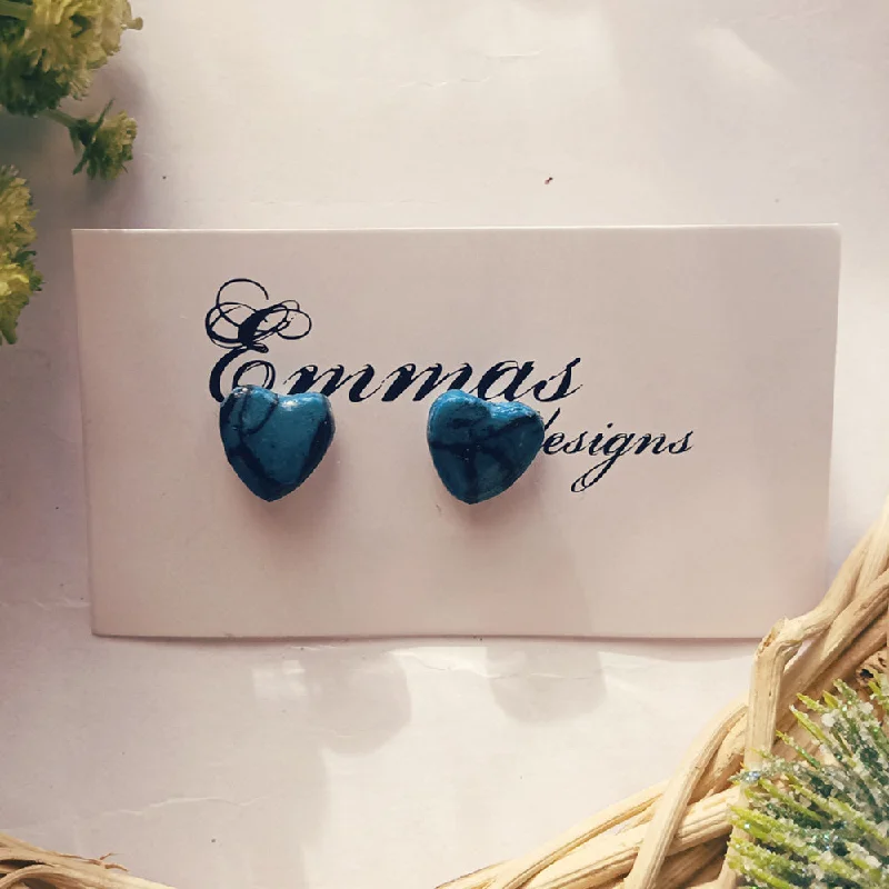 dazzling earrings for women-Emmas Designs Resin Stud Earrings