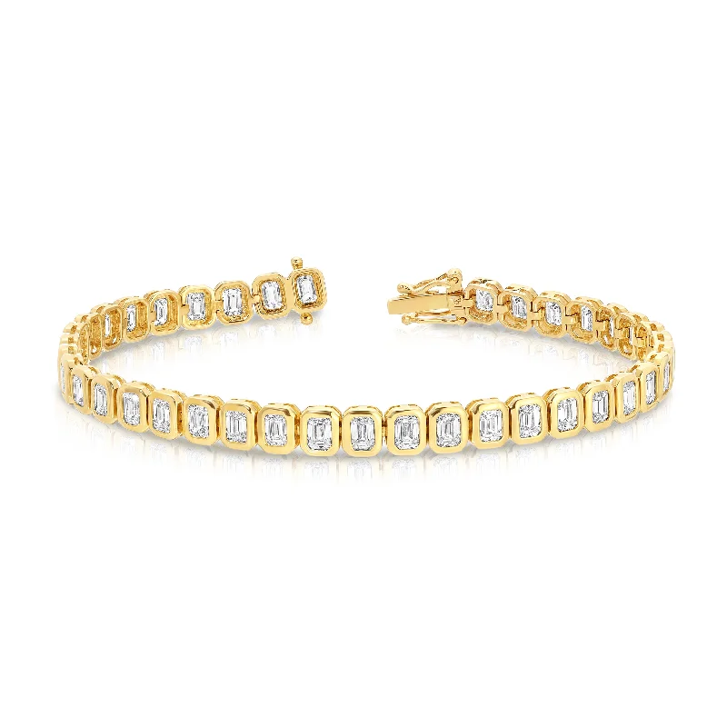 stackable bracelets for weddings-Mini NS Nova Tennis Bracelet