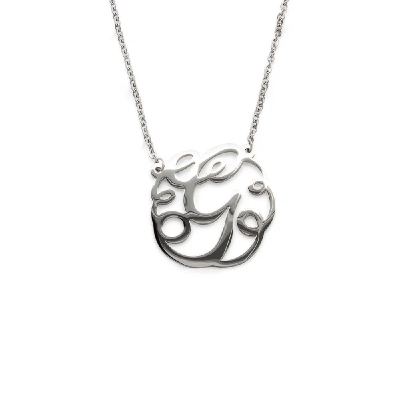 ruby necklaces for women-Stainless Steel Necklace Initial - G