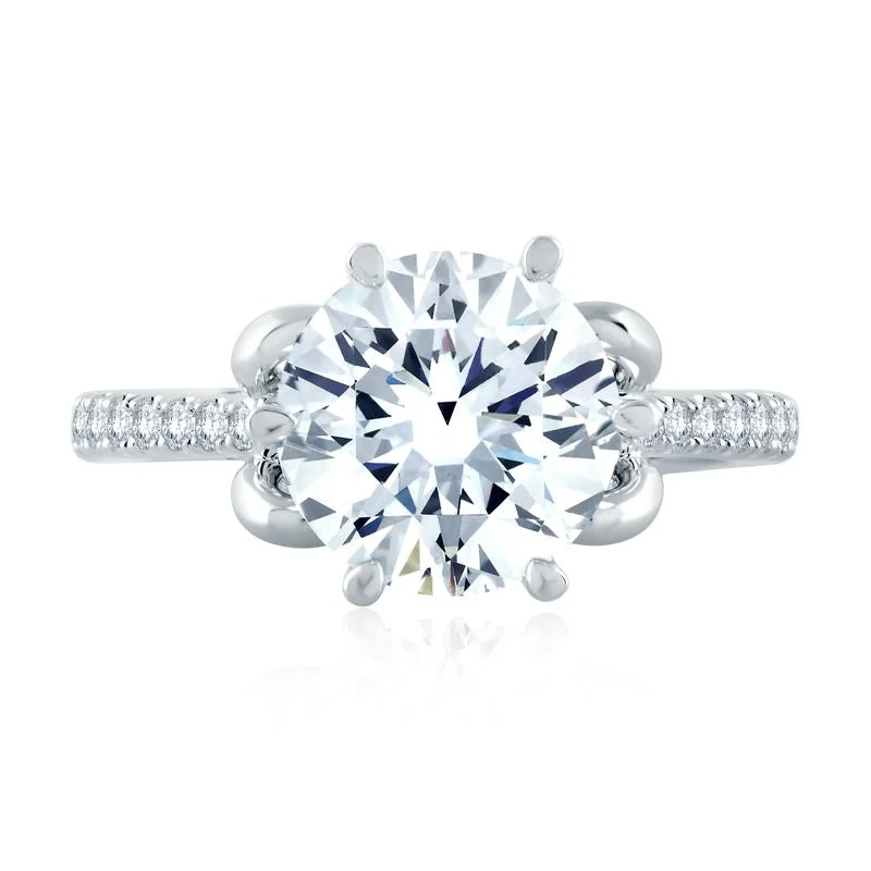 modern engagement rings for women-A.Jaffe Engagement Rings MES504/130