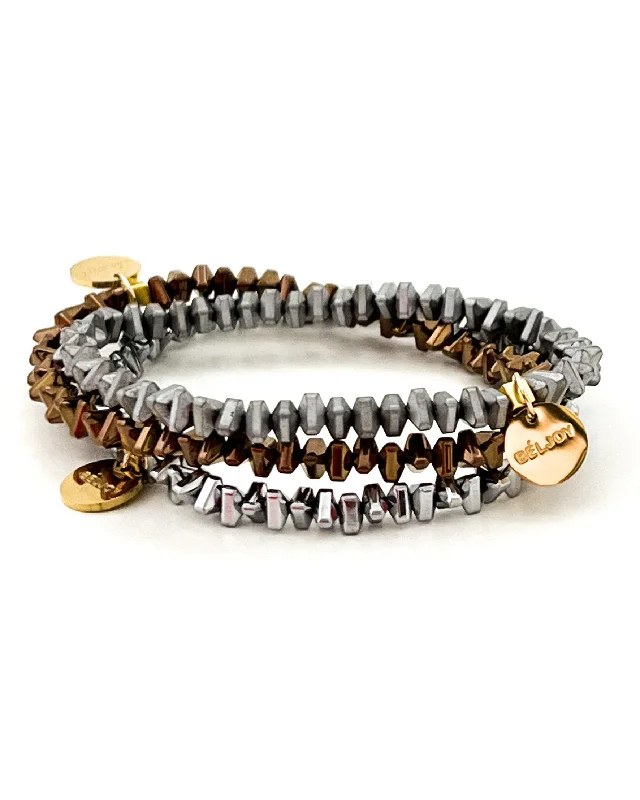 sterling silver bracelets for women-Bev Bracelet || Choose Color