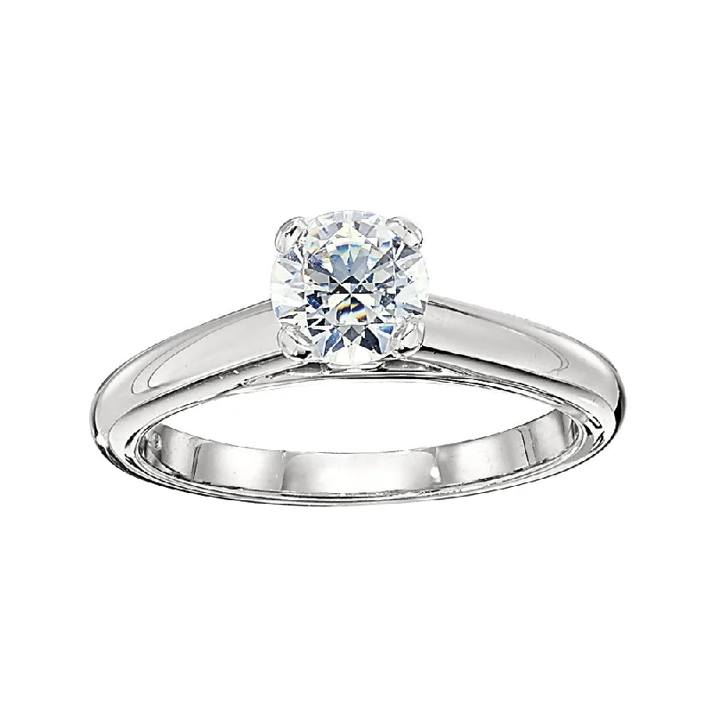 sapphire engagement rings for women-Classic Cathedral Solitaire Engagement Ring