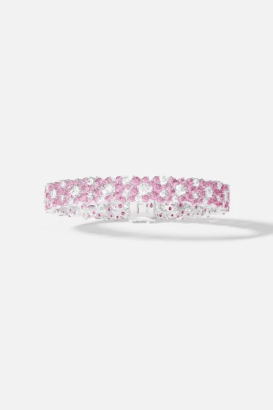 stackable bracelets for weddings-Pavé Bracelet