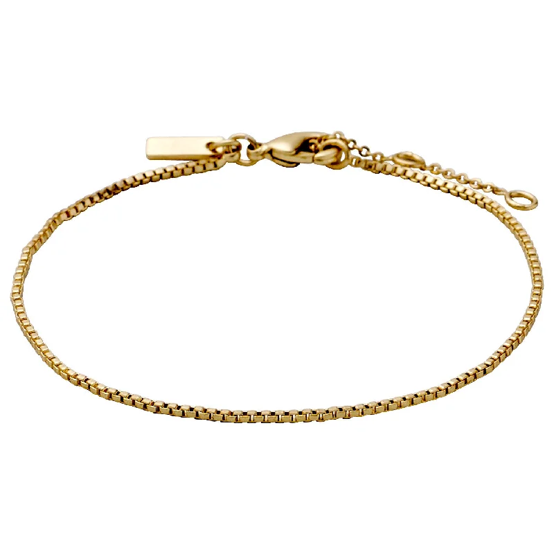 personalized bangles for women-VERA bracelet gold-plated