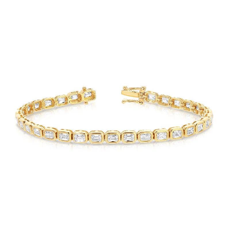 luxury gold bracelets for women-Mini East West Nova Tennis Bracelet