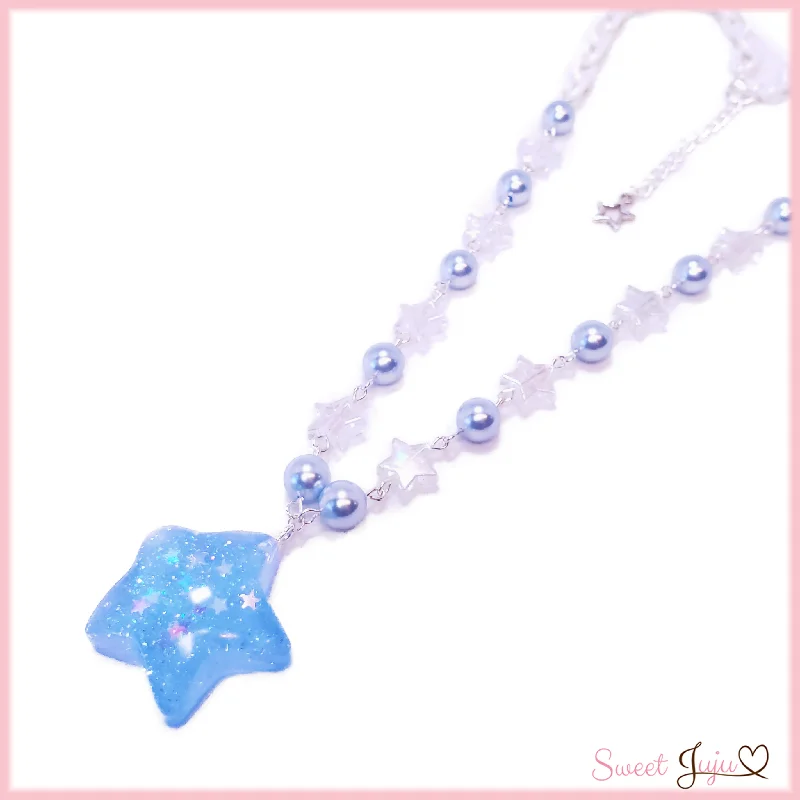 romantic necklaces for women-Confetti Star Necklace