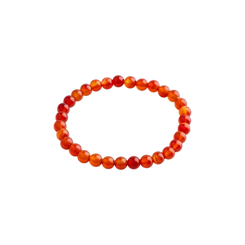 unique bangles for women-POWERSTONE bracelet, red agate