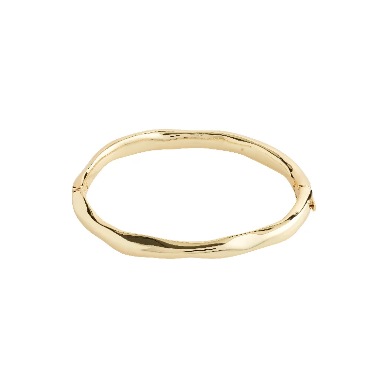 fashion-forward bangles for women-LIGHT bangle gold-plated