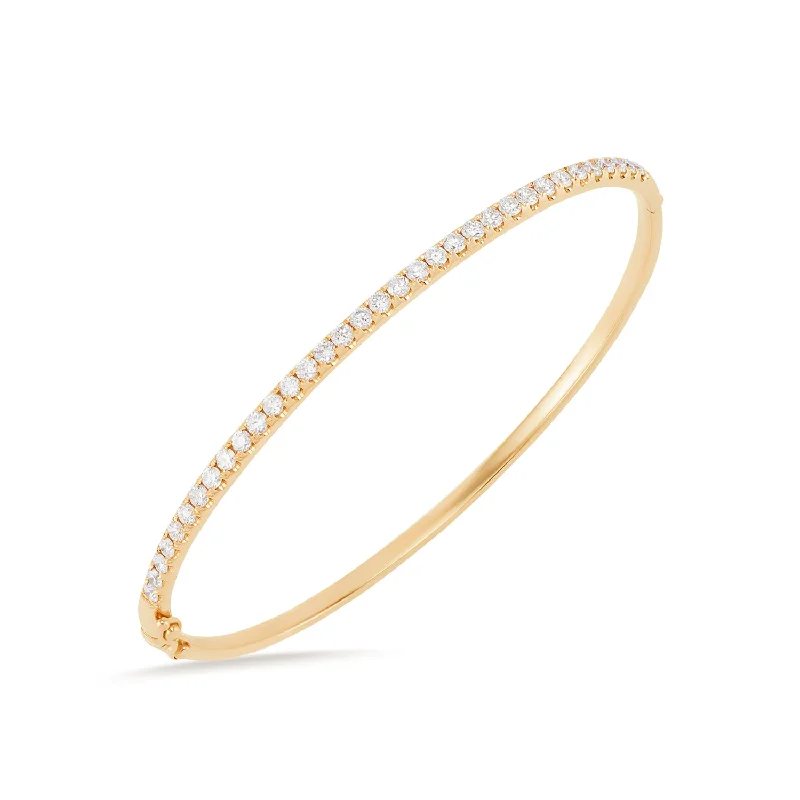 delicate bangles for women-Classic Diamond Bangle