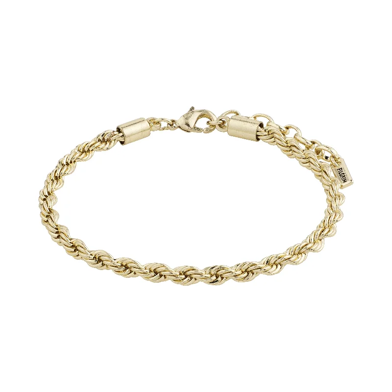 wedding bracelets for women-PAM robe chain bracelet gold-plated