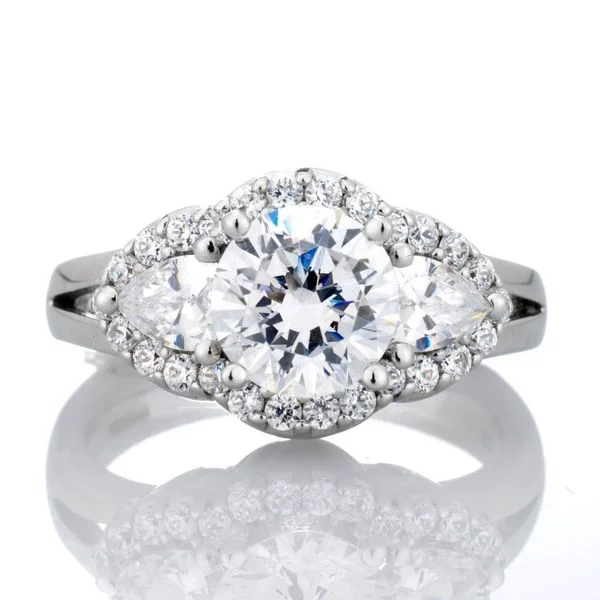 engagement rings with colored diamonds for women-A.Jaffe Engagement Rings RMS009/135