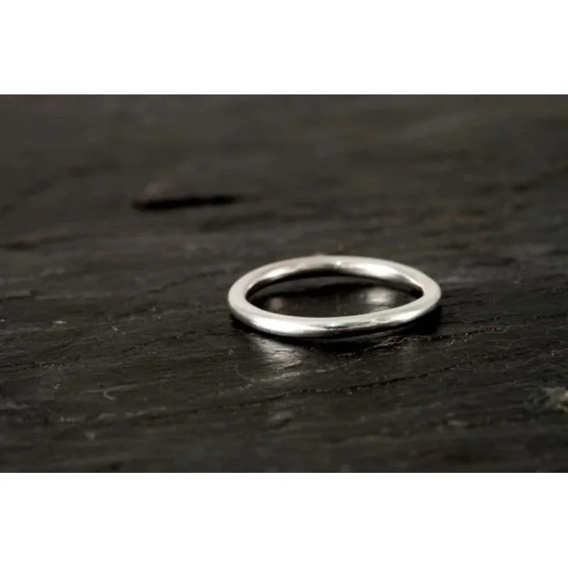 high-quality rings for women-Up Helly Aa Stacking Ring - Plain Ring