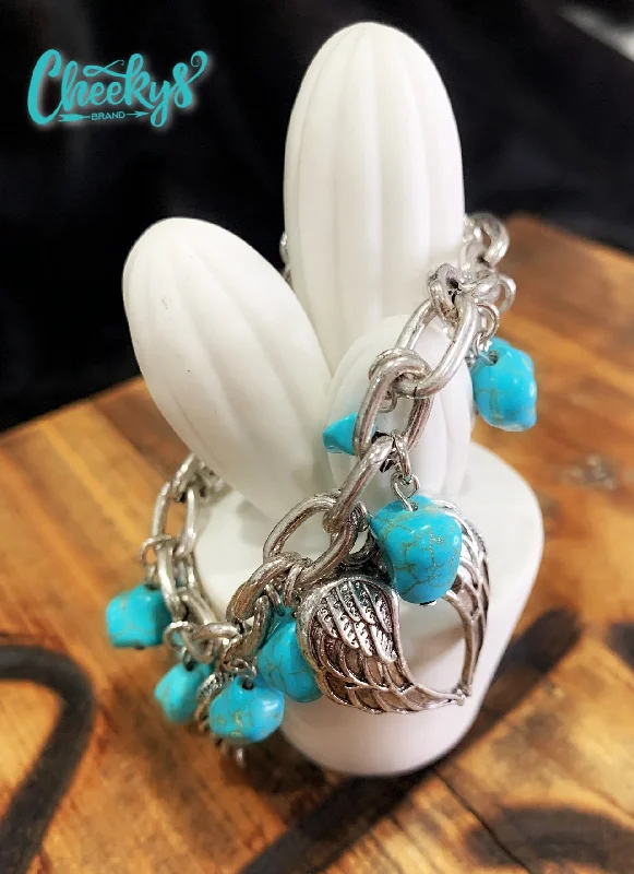 adjustable bracelets for women-Just Winging It Bracelet