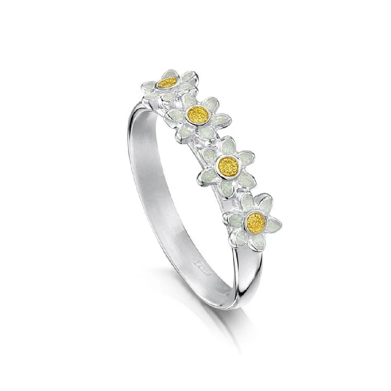 matching engagement rings for women-Daisies at Dawn Ring - ER235