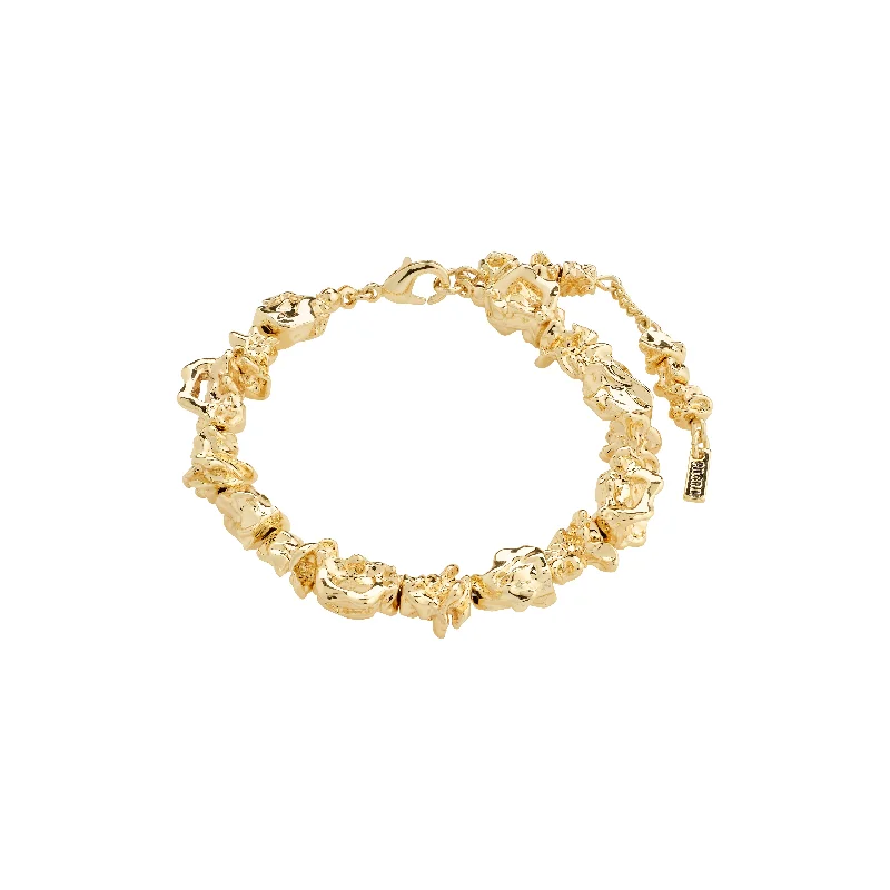 bridal bangles for women-ACT bracelet gold-plated